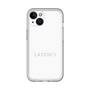 スリムプロテクションプレミアムケース［ LATENCY - Logotype - White ］