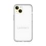 スリムプロテクションプレミアムケース［ LATENCY - Logotype - White ］