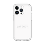 スリムプロテクションプレミアムケース［ LATENCY - Logotype - White ］