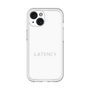 スリムプロテクションプレミアムケース［ LATENCY - Logotype - White ］