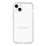 スリムプロテクションプレミアムケース［ LATENCY - Logotype - White ］