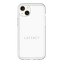 スリムプロテクションプレミアムケース［ LATENCY - Logotype - White ］