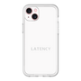 スリムプロテクションプレミアムケース［ LATENCY - Logotype - White ］