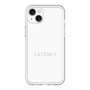 スリムプロテクションプレミアムケース［ LATENCY - Logotype - White ］