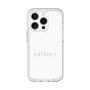 スリムプロテクションプレミアムケース［ LATENCY - Logotype - White ］