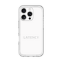 スリムプロテクションプレミアムケース［ LATENCY - Logotype - White ］