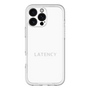 スリムプロテクションプレミアムケース［ LATENCY - Logotype - White ］