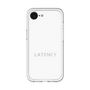 スリムプロテクションプレミアムケース［ LATENCY - Logotype - White ］