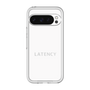 スリムプロテクションプレミアムケース［ LATENCY - Logotype - White ］