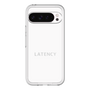 スリムプロテクションプレミアムケース［ LATENCY - Logotype - White ］