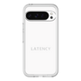 スリムプロテクションプレミアムケース［ LATENCY - Logotype - White ］