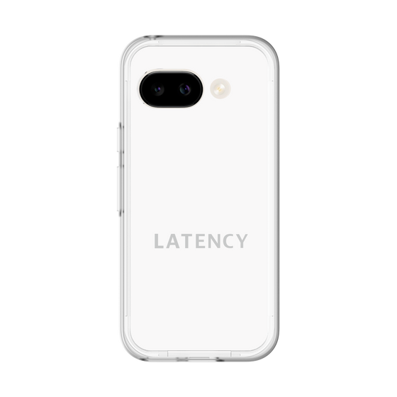 スリムプロテクションプレミアムケース［ LATENCY - Logotype - White ］