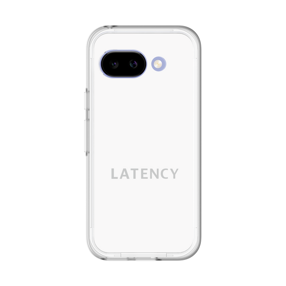 スリムプロテクションプレミアムケース［ LATENCY - Logotype - White ］