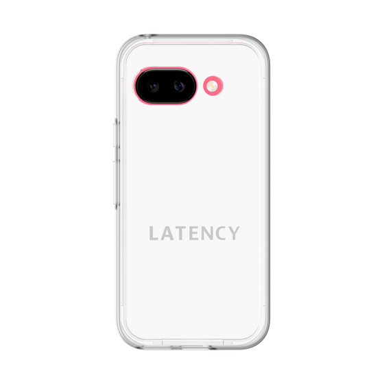 スリムプロテクションプレミアムケース［ LATENCY - Logotype - White ］