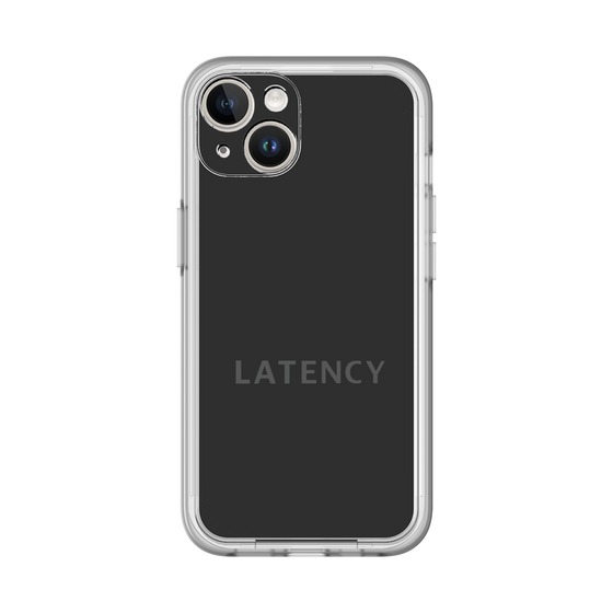 スリムプロテクションプレミアムケース［ LATENCY - Logotype - Black ］