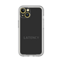 スリムプロテクションプレミアムケース［ LATENCY - Logotype - Black ］