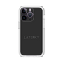 スリムプロテクションプレミアムケース［ LATENCY - Logotype - Black ］