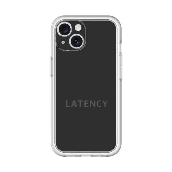 スリムプロテクションプレミアムケース［ LATENCY - Logotype - Black ］