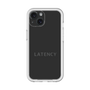 スリムプロテクションプレミアムケース［ LATENCY - Logotype - Black ］