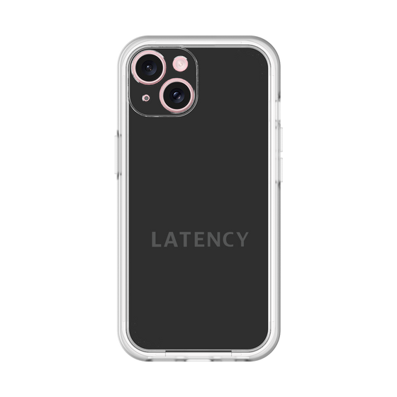 スリムプロテクションプレミアムケース［ LATENCY - Logotype - Black ］