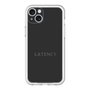 スリムプロテクションプレミアムケース［ LATENCY - Logotype - Black ］