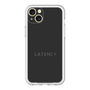 スリムプロテクションプレミアムケース［ LATENCY - Logotype - Black ］