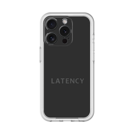 スリムプロテクションプレミアムケース［ LATENCY - Logotype - Black ］