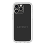 スリムプロテクションプレミアムケース［ LATENCY - Logotype - Black ］