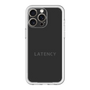 スリムプロテクションプレミアムケース［ LATENCY - Logotype - Black ］