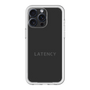 スリムプロテクションプレミアムケース［ LATENCY - Logotype - Black ］