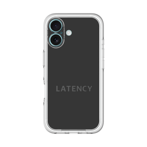 スリムプロテクションプレミアムケース［ LATENCY - Logotype - Black ］