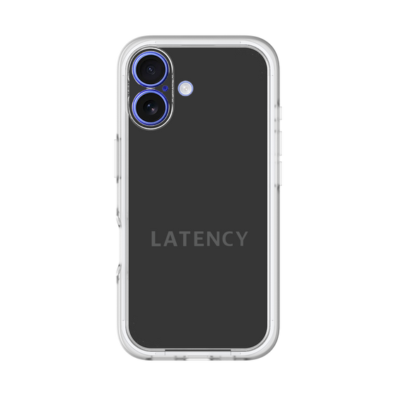 スリムプロテクションプレミアムケース［ LATENCY - Logotype - Black ］