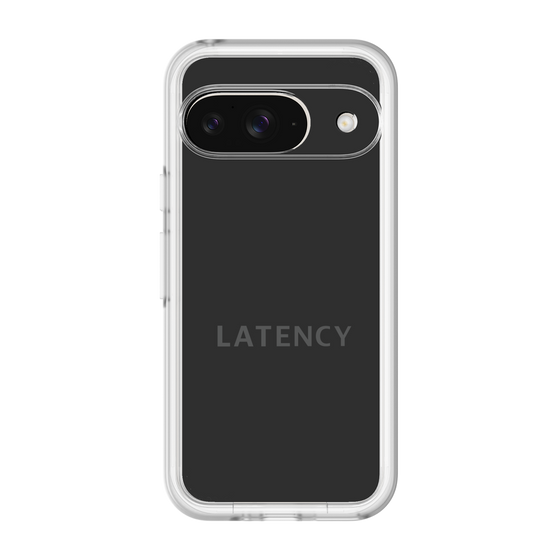 スリムプロテクションプレミアムケース［ LATENCY - Logotype - Black ］