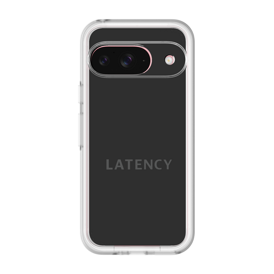 スリムプロテクションプレミアムケース［ LATENCY - Logotype - Black ］