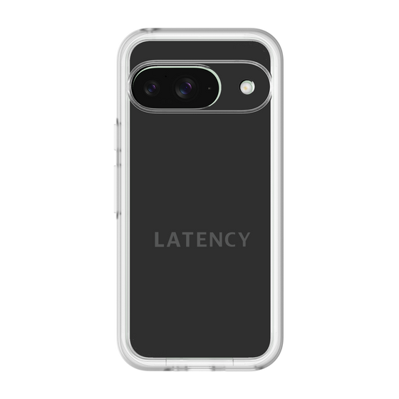 スリムプロテクションプレミアムケース［ LATENCY - Logotype - Black ］