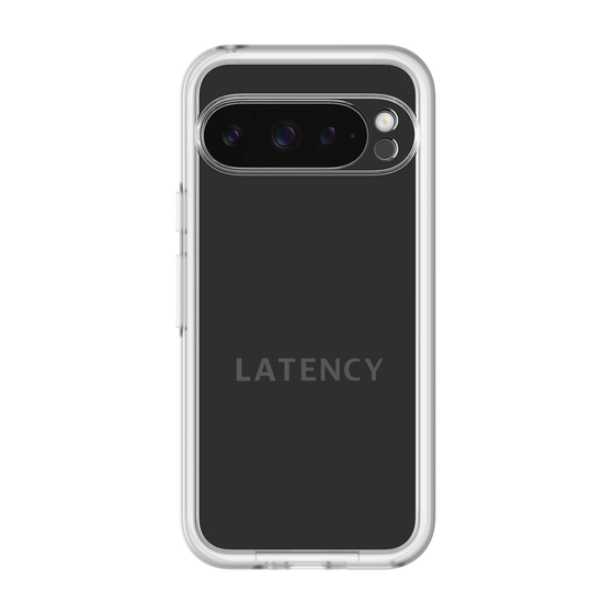 スリムプロテクションプレミアムケース［ LATENCY - Logotype - Black ］