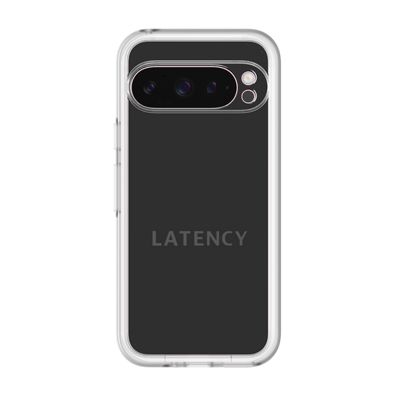 スリムプロテクションプレミアムケース［ LATENCY - Logotype - Black ］