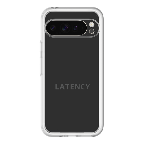 スリムプロテクションプレミアムケース［ LATENCY - Logotype - Black ］