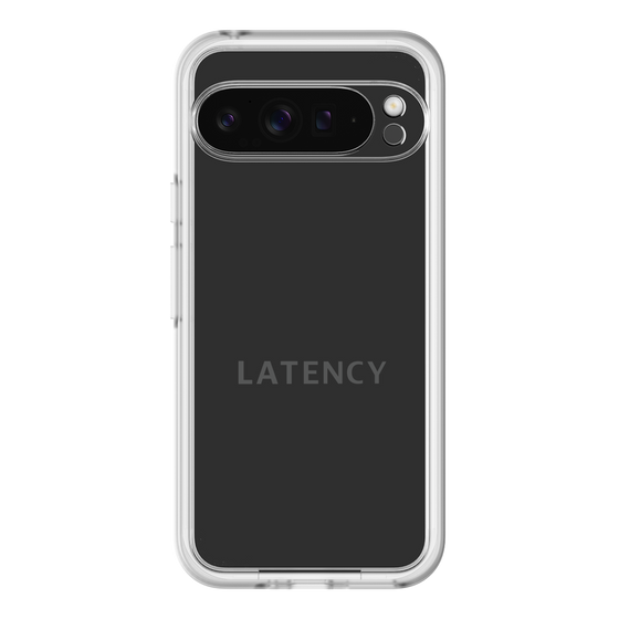スリムプロテクションプレミアムケース［ LATENCY - Logotype - Black ］