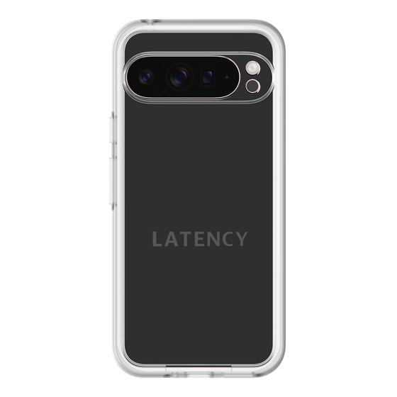 スリムプロテクションプレミアムケース［ LATENCY - Logotype - Black ］