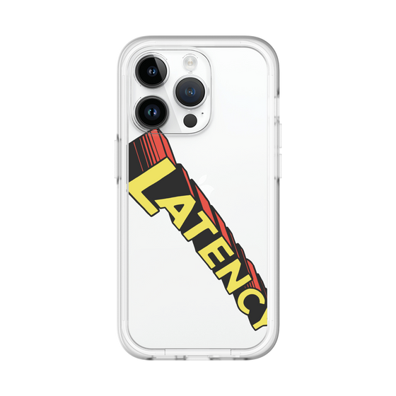 スリムプロテクションプレミアムケース［ LATENCY - Rock logo - Clear ］