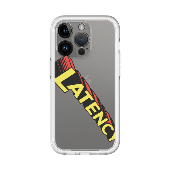 スリムプロテクションプレミアムケース［ LATENCY - Rock logo - Clear ］