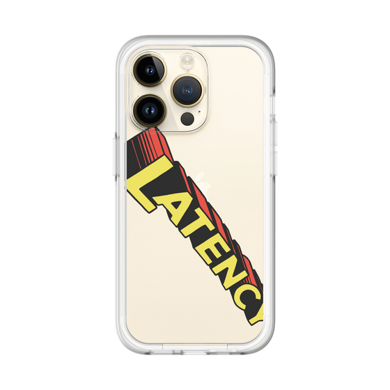 スリムプロテクションプレミアムケース［ LATENCY - Rock logo - Clear ］