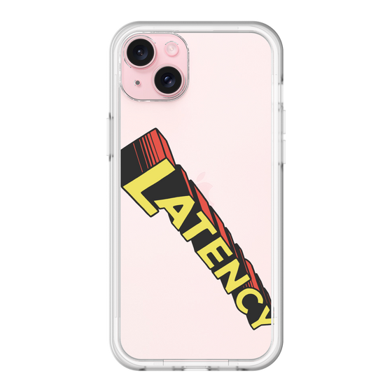 スリムプロテクションプレミアムケース［ LATENCY - Rock logo - Clear ］