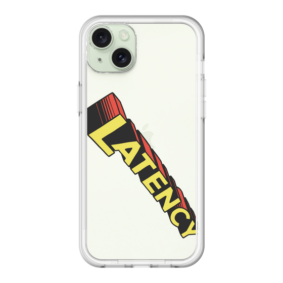 スリムプロテクションプレミアムケース［ LATENCY - Rock logo - Clear ］