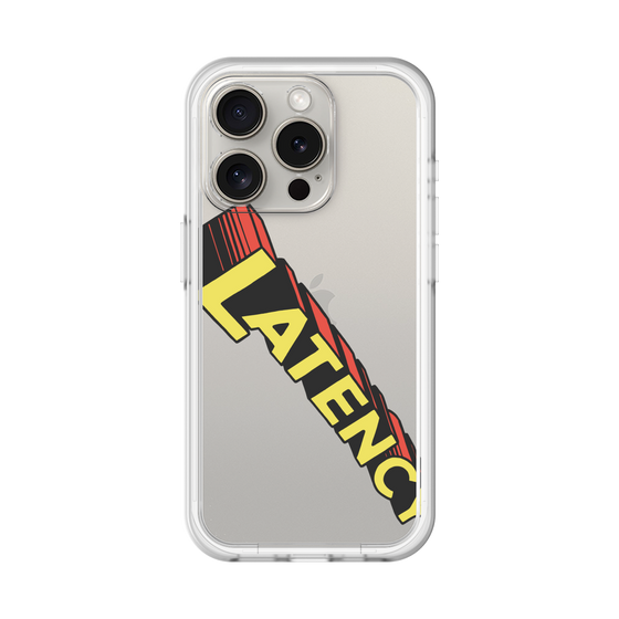 スリムプロテクションプレミアムケース［ LATENCY - Rock logo - Clear ］