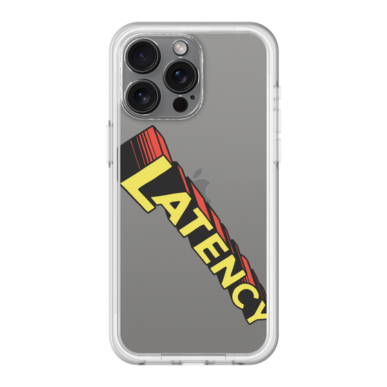 スリムプロテクションプレミアムケース［ LATENCY - Rock logo - Clear ］