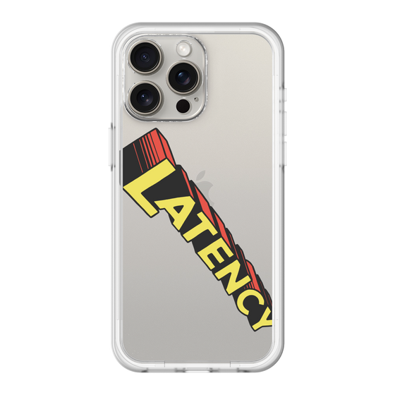 スリムプロテクションプレミアムケース［ LATENCY - Rock logo - Clear ］
