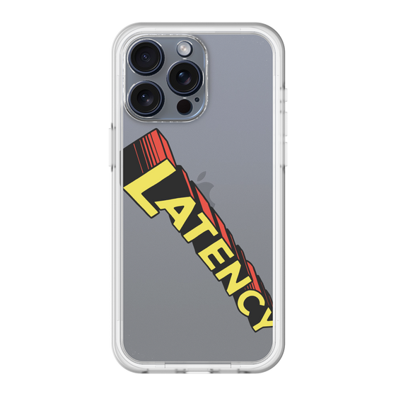 スリムプロテクションプレミアムケース［ LATENCY - Rock logo - Clear ］