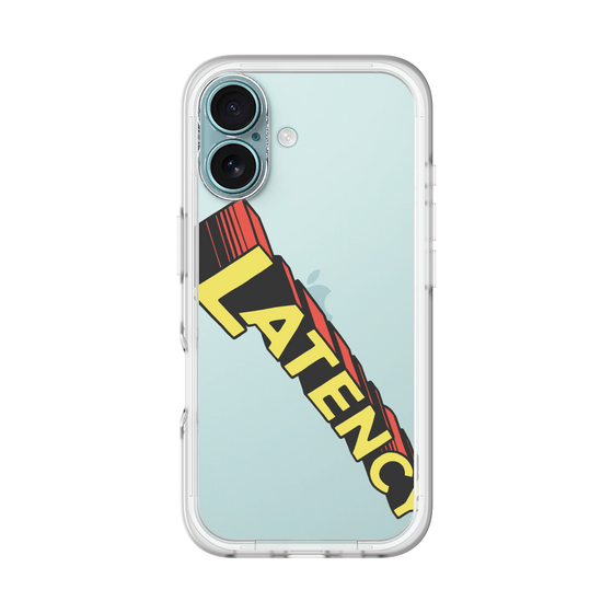 スリムプロテクションプレミアムケース［ LATENCY - Rock logo - Clear ］